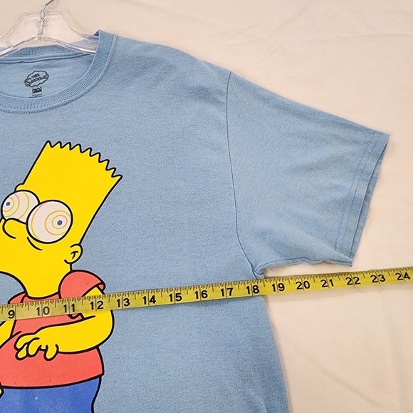 The Simpsons Light Blue Graphic T-Shirt, Sz Large - Picture 6 of 11